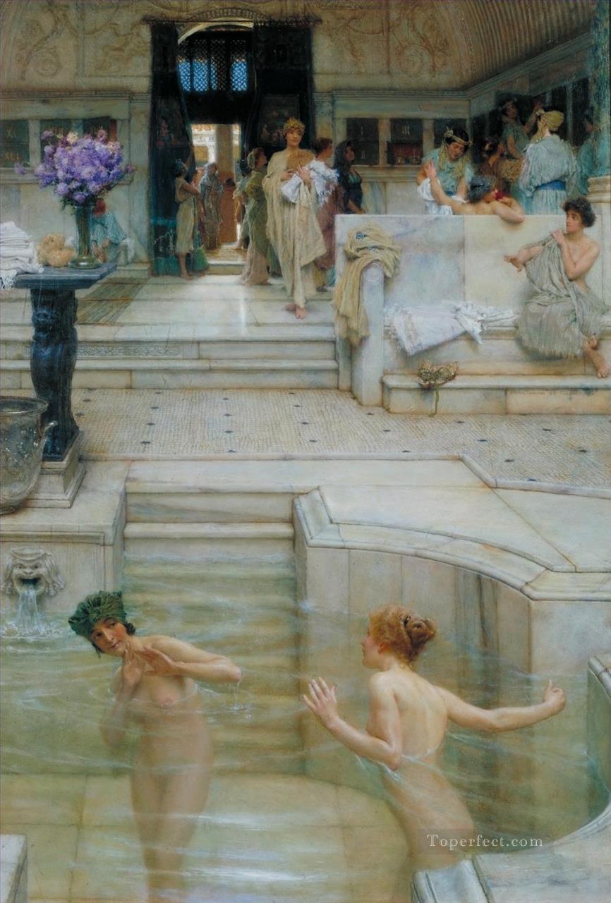 A Favourite Custom Romanticism Sir Lawrence Alma Tadema Oil Paintings